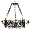 Antique French Wrought Iron Fixture
