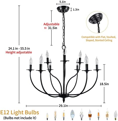 Luxury Iron Chandelier IC0051