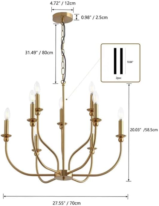 Luxury Iron Chandelier IC0049