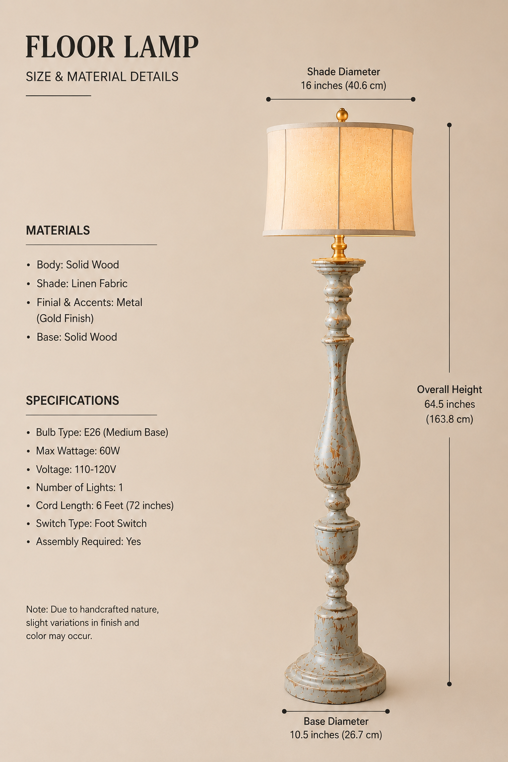 Victorian Grace Floor Lamp