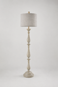 Whitewash Heritage Floor Lamp