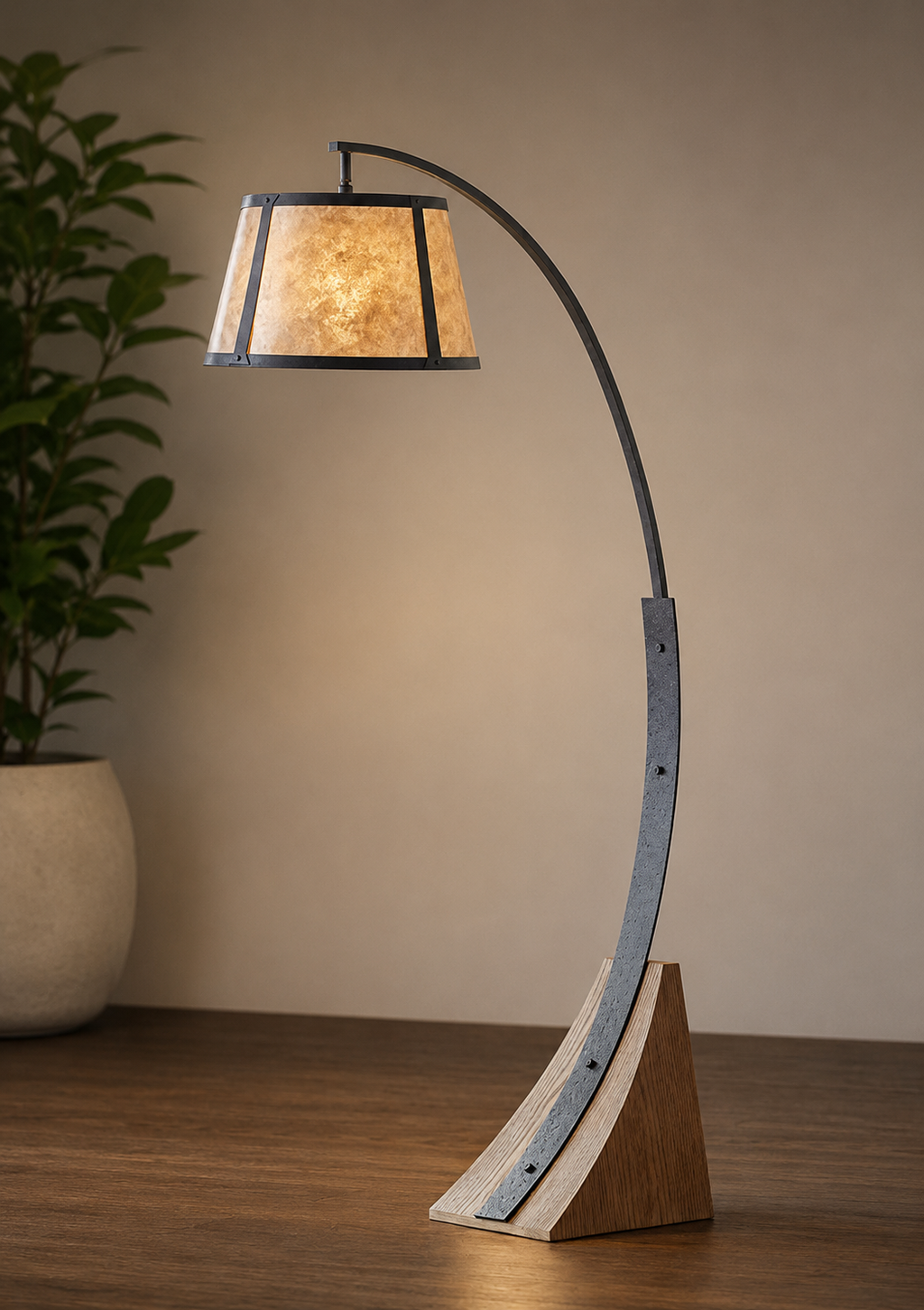 The Artisan Arc floor lamp