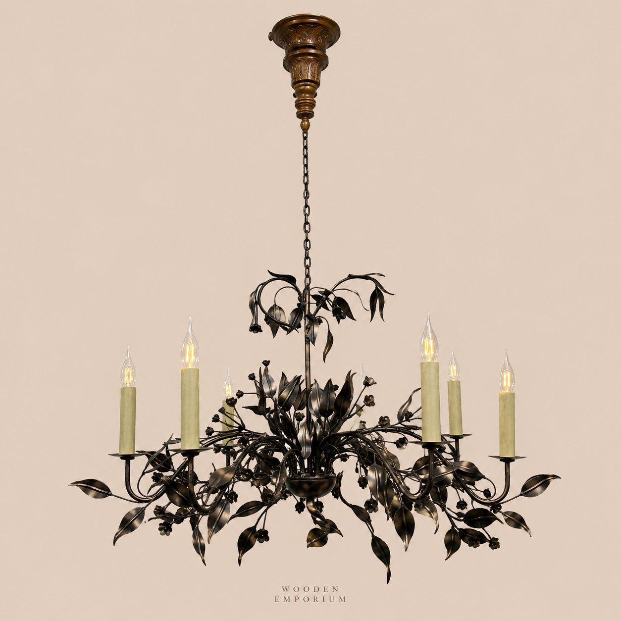 Midnight Blossom Chandelier