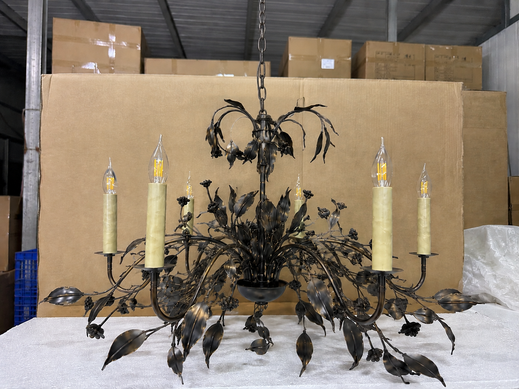 Midnight Blossom Chandelier