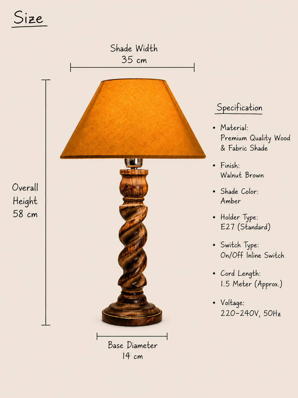 Windsor Spiral Lamp