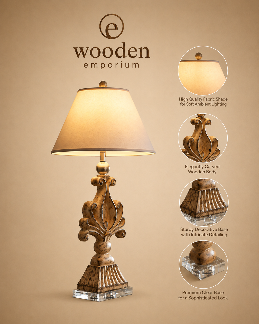 Regal Crest Table Lamp
