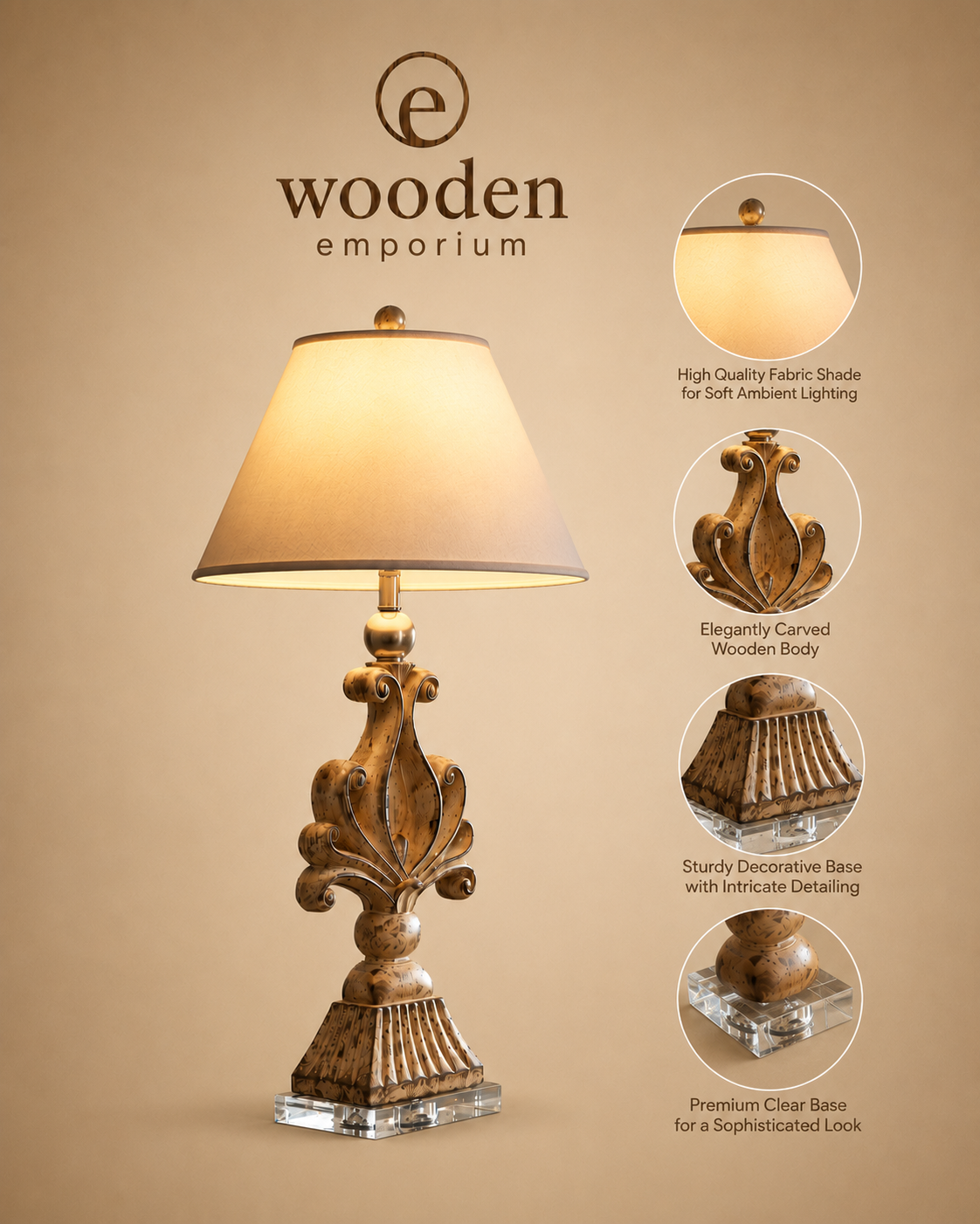Regal Crest Table Lamp
