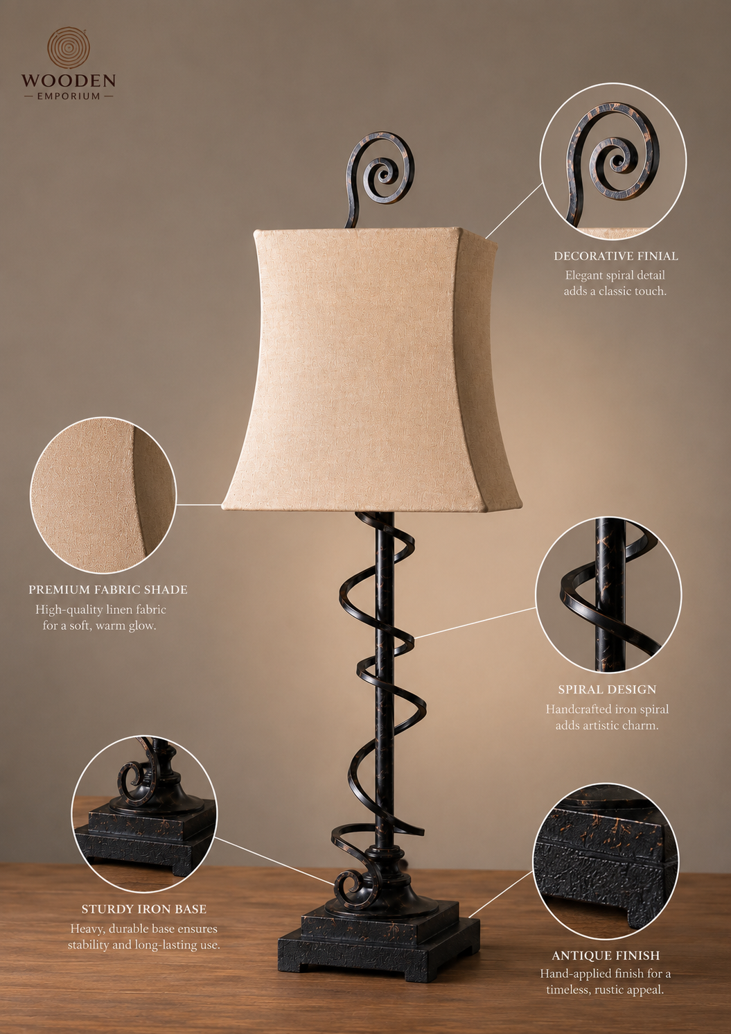 Blackthorn Library Lamp