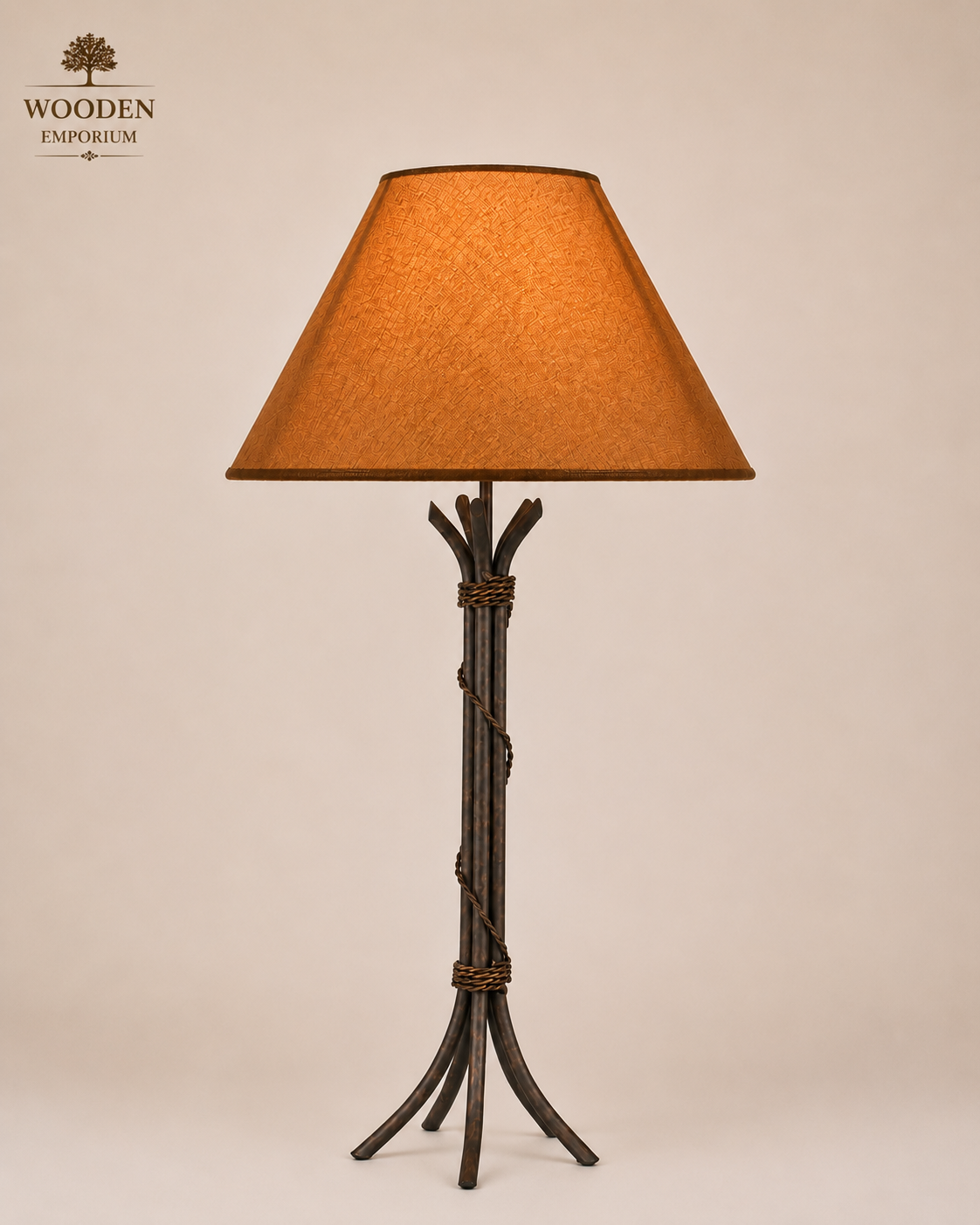 Ironwood Twist Lamp