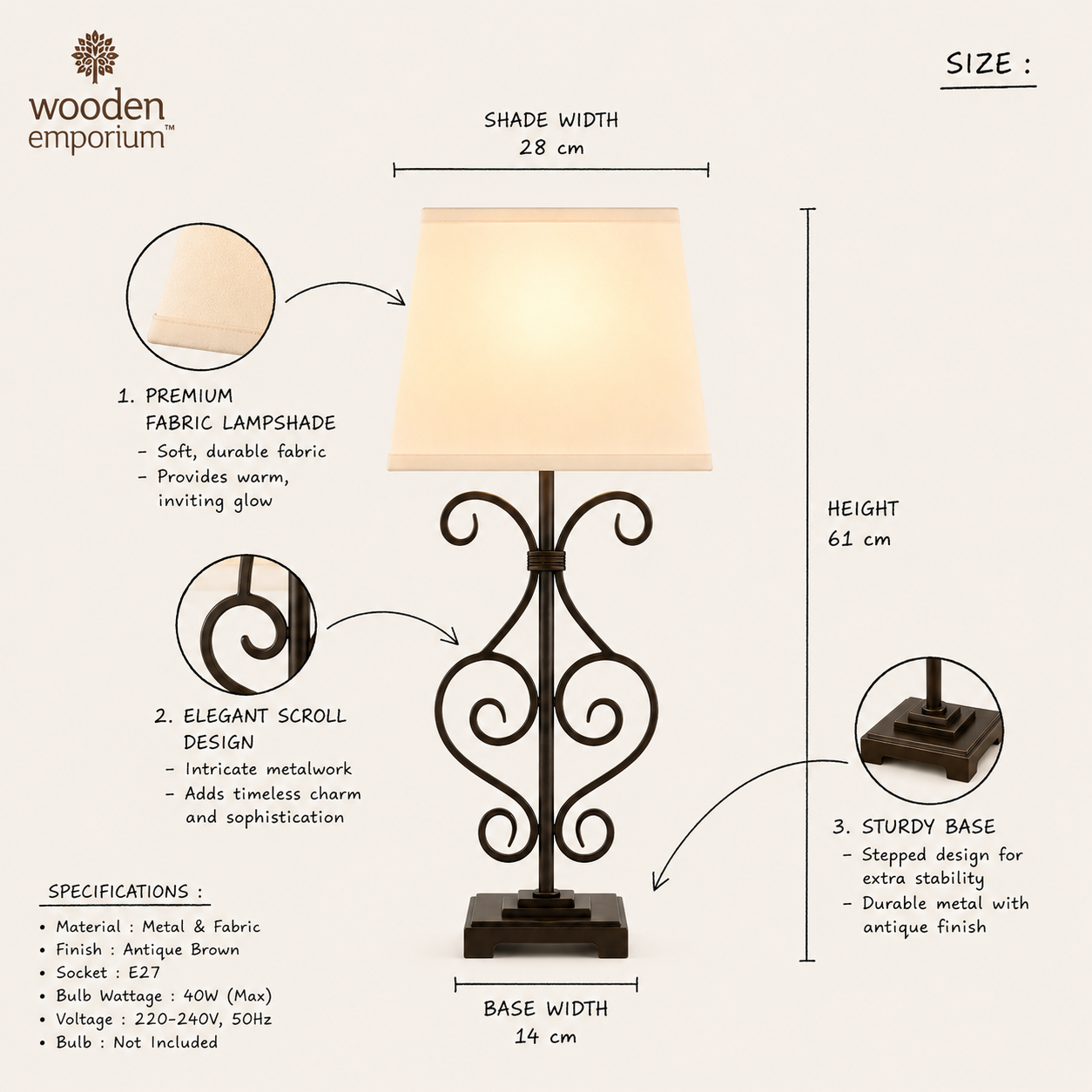 Casa Bella Table Lamp