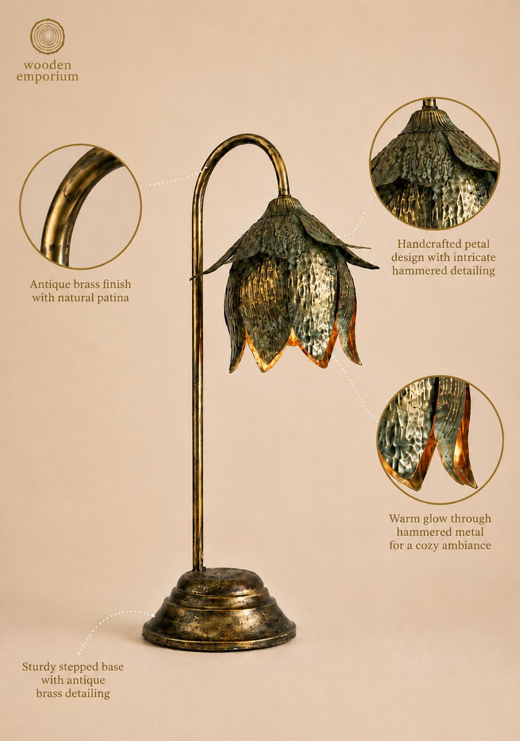 Lotus Veil Lamp