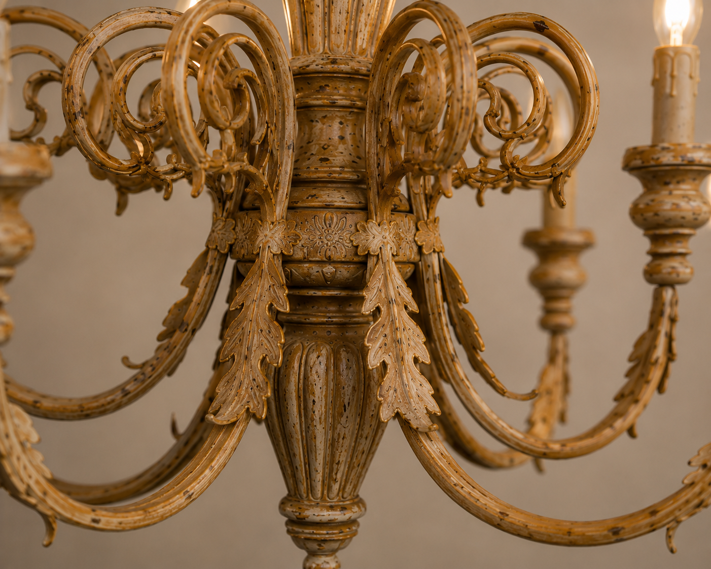 Heritage Wood Chandelier