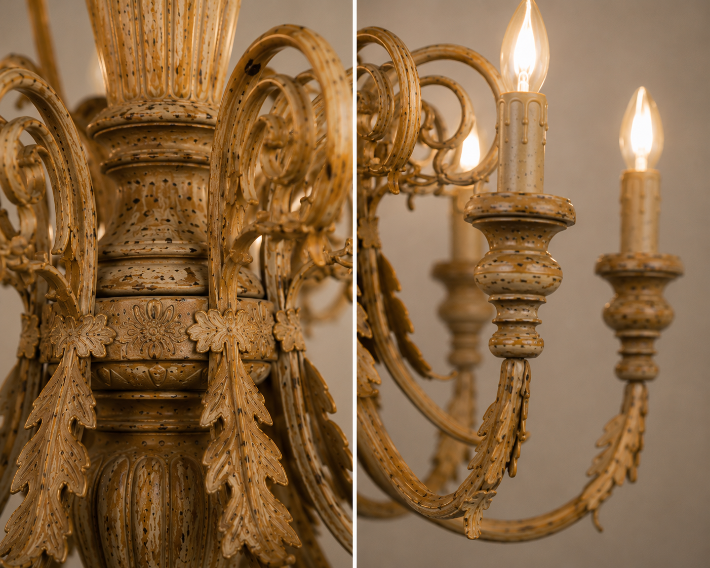 Heritage Wood Chandelier