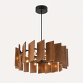 Wooden Emporium – Timber Forge Halo Chandelier