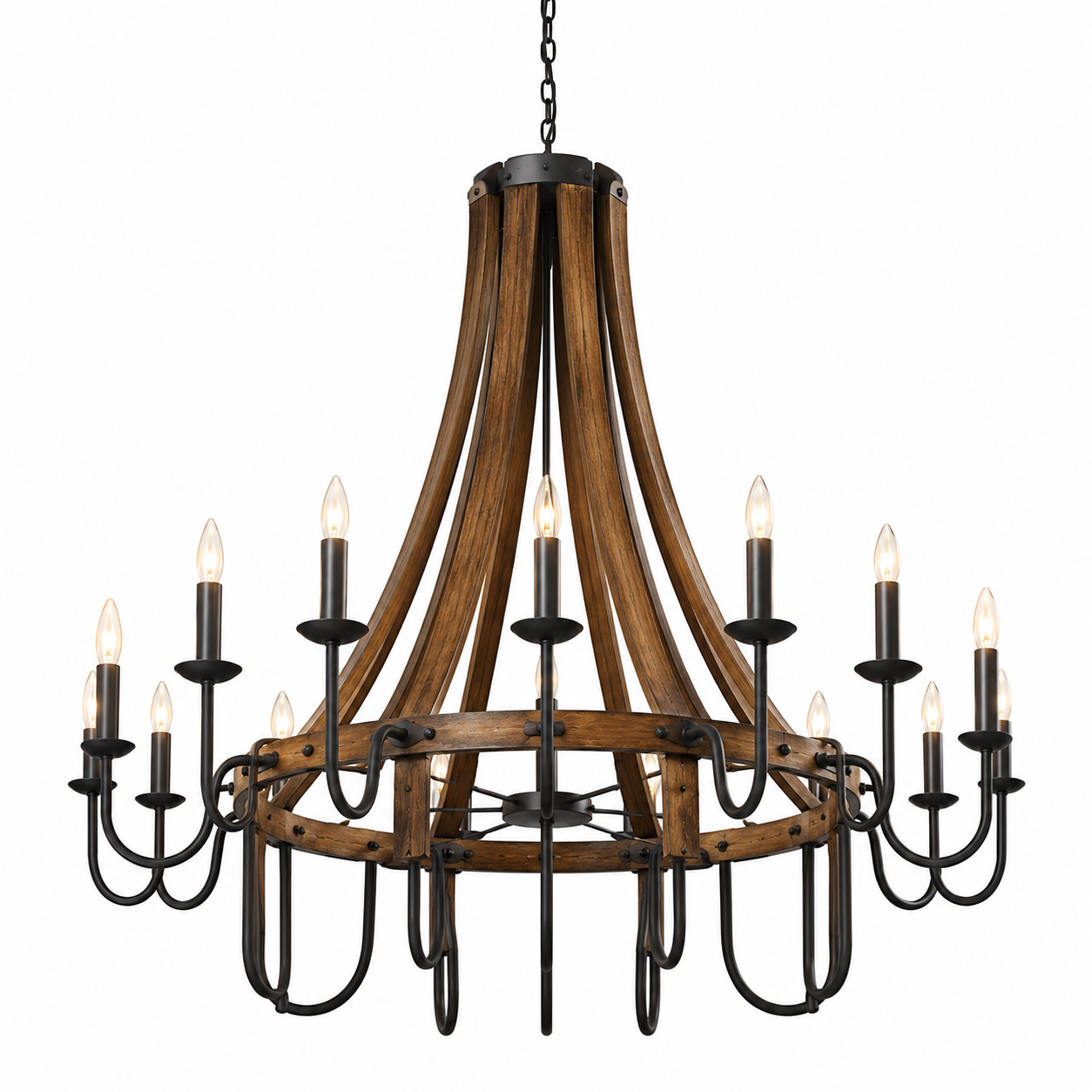 Rustic Darbar Grand Chandelier