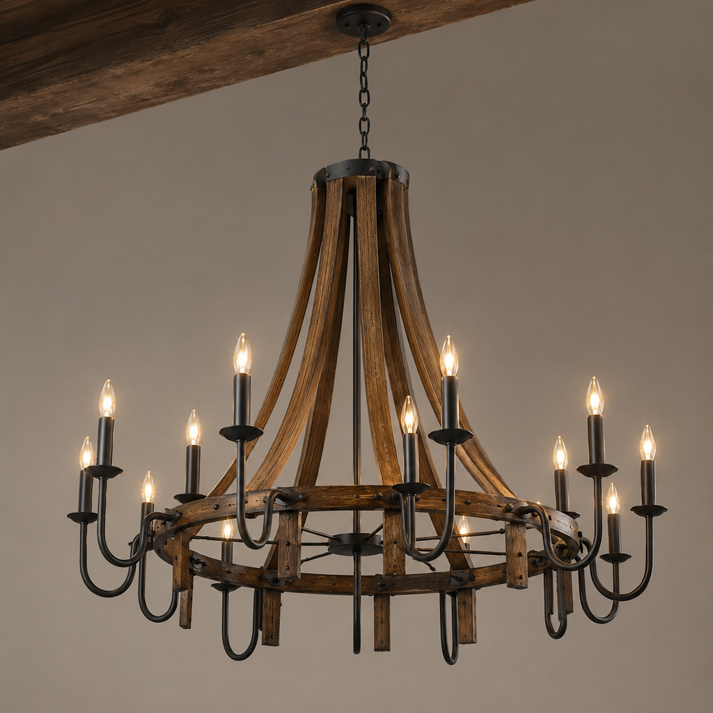 Rustic Darbar Grand Chandelier