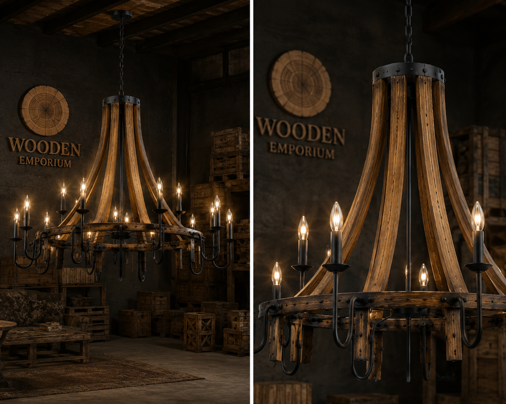 Rustic Darbar Grand Chandelier