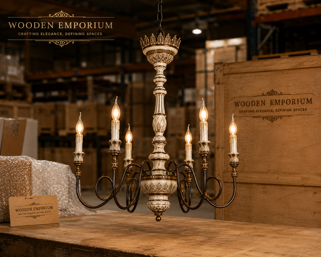 Wooden Emporium Regal Crown Heritage Chandelier