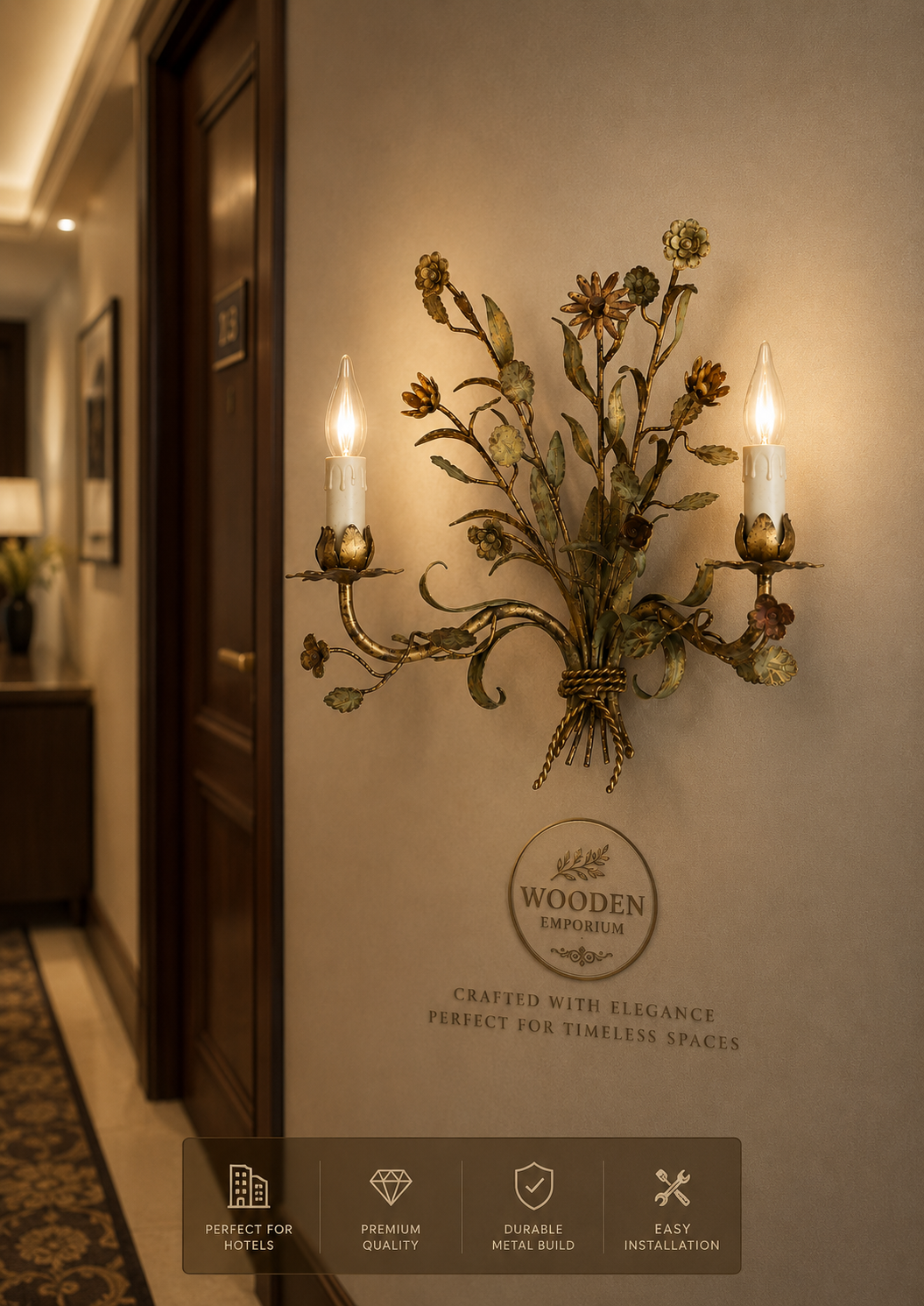 The Luxe Botanica Light by wooden emporium