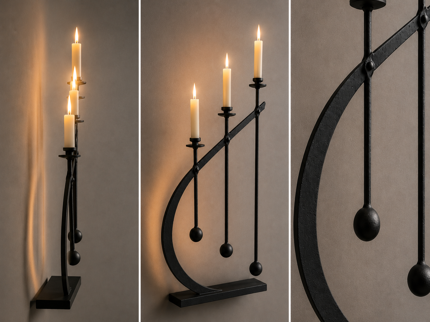 Lunar Curve Wall Light by wooden emporium