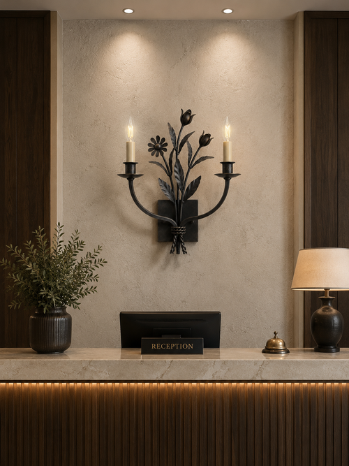 Artique Bloom Hotel Wall Light