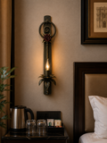 Rose Spiral Wall Sconce handcrafted light