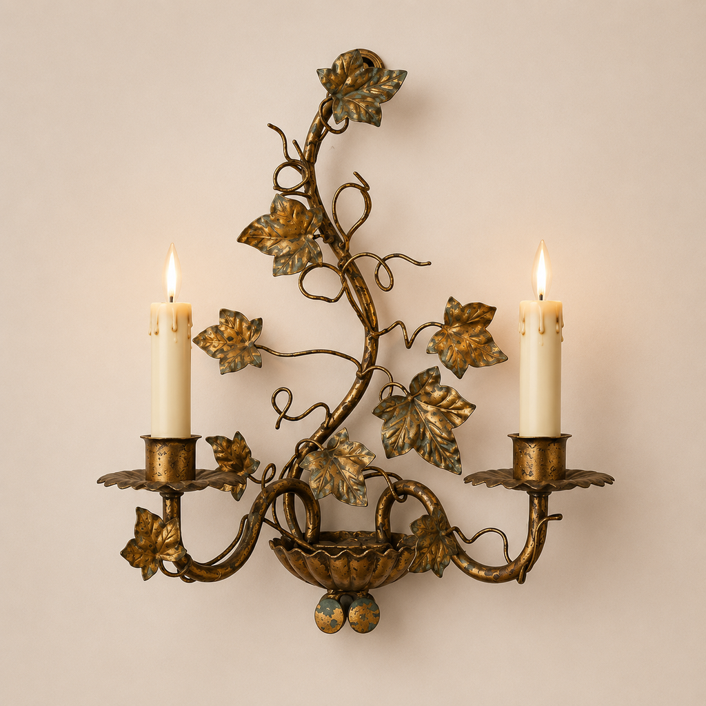 Verona Gold Patina Sconce