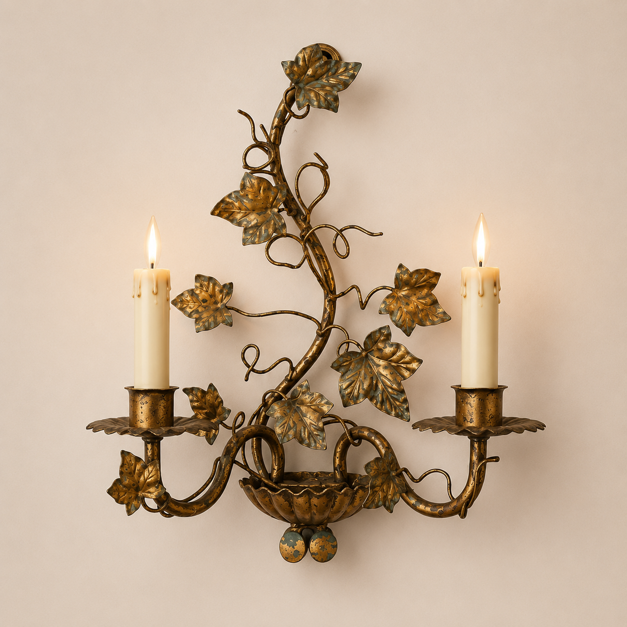 Verona Gold Patina Sconce
