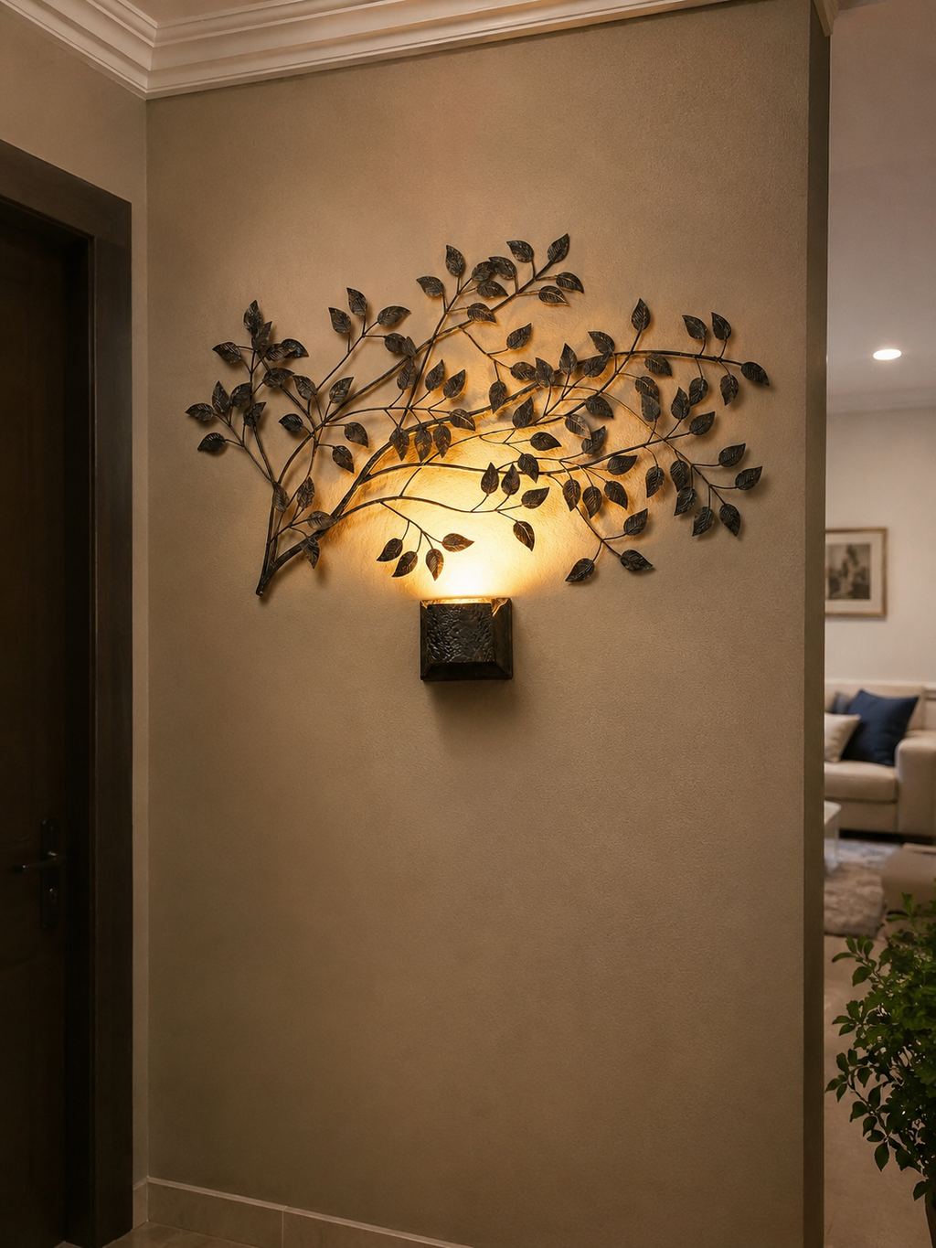 Heritage Branch Artisan Wall Light