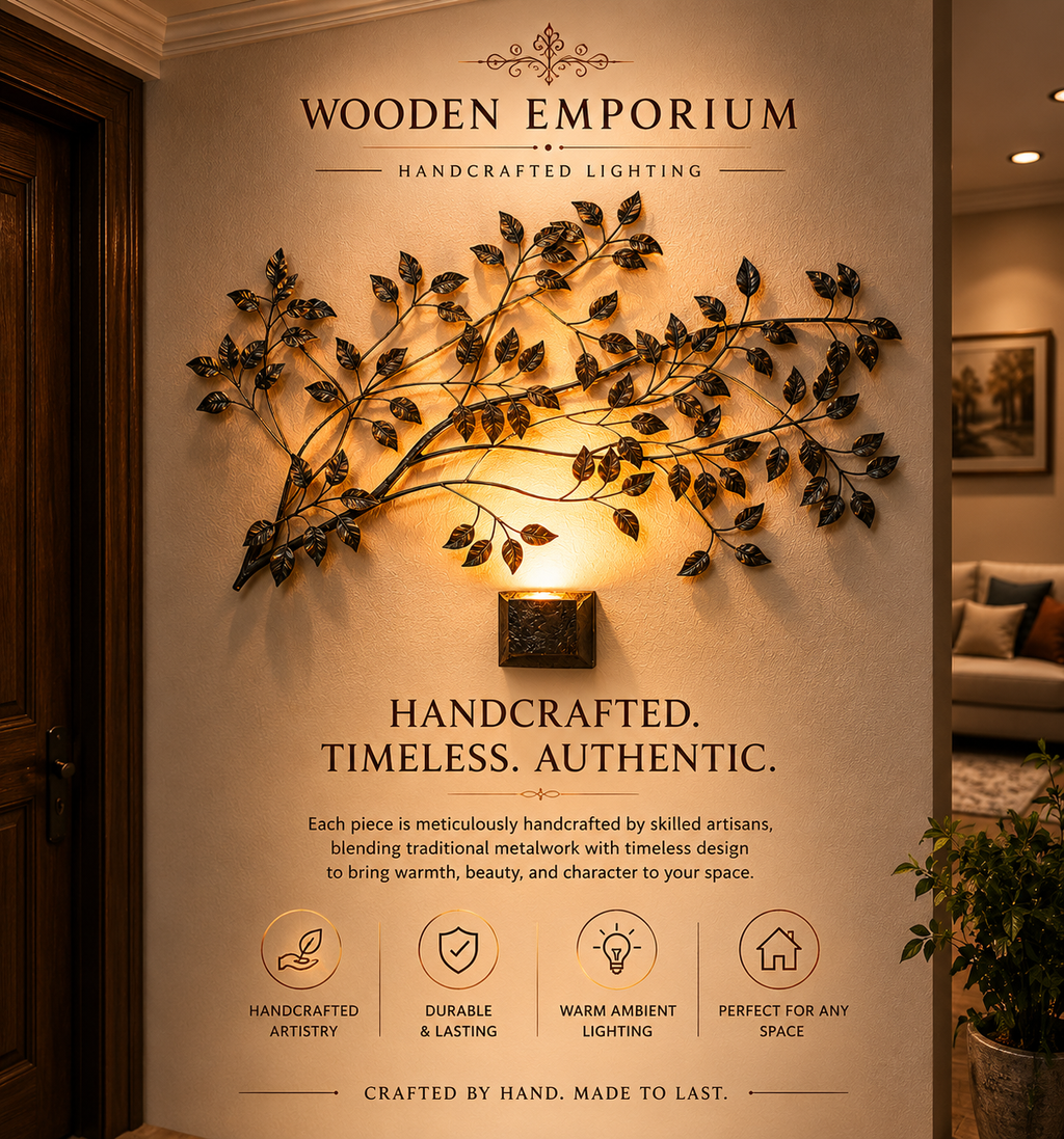 Heritage Branch Artisan Wall Light