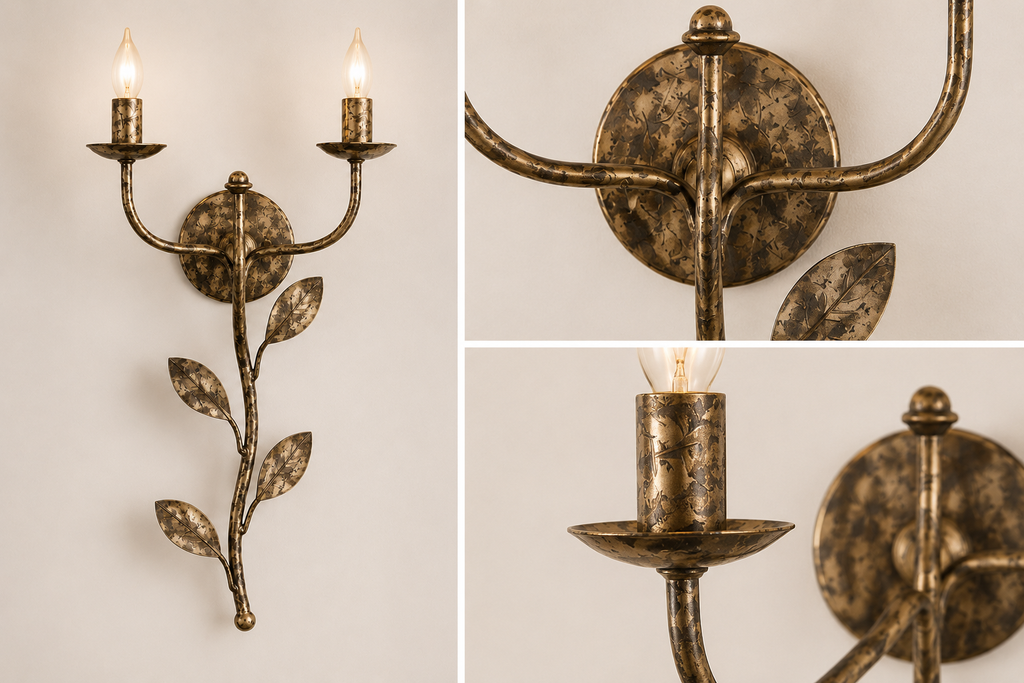Imperial Vine Gold Wall Light