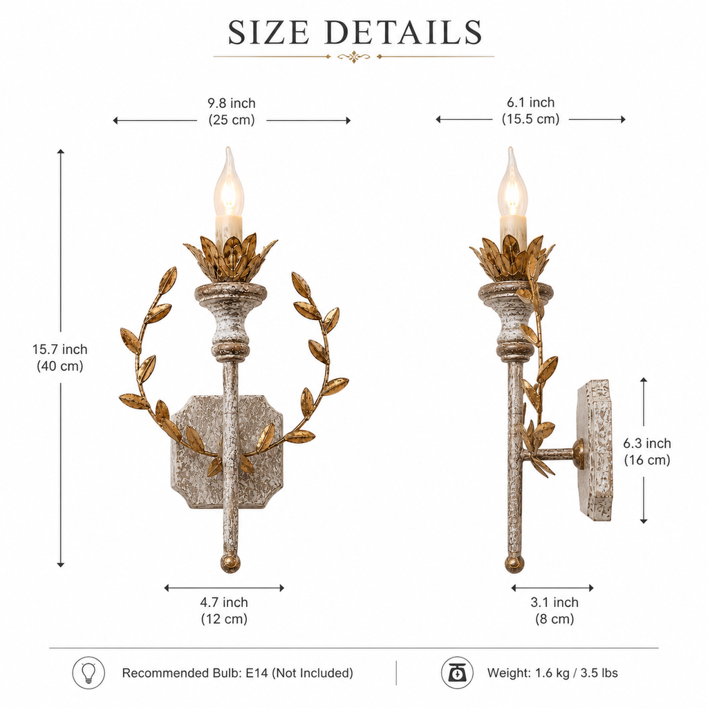 Victorian Ember Sconce