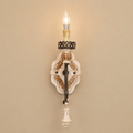 Old Manor wood Wall Lamp