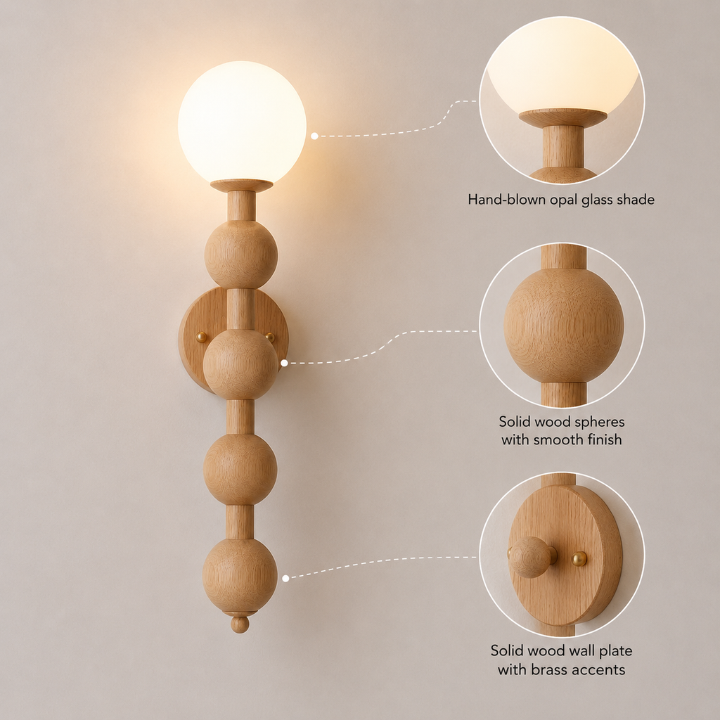 Elowen Wooden Sconce