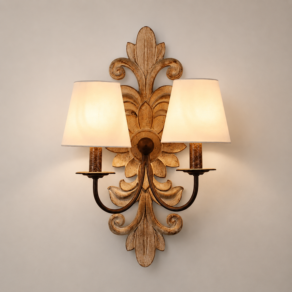 Antique Fleur-de-Lis Wall Light
