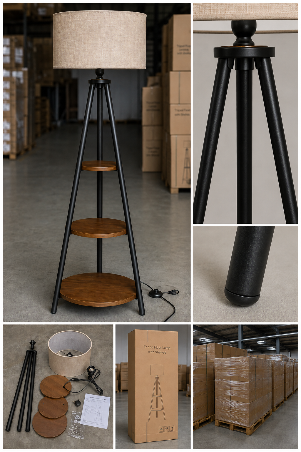 Haven Shelf Floor Lamp