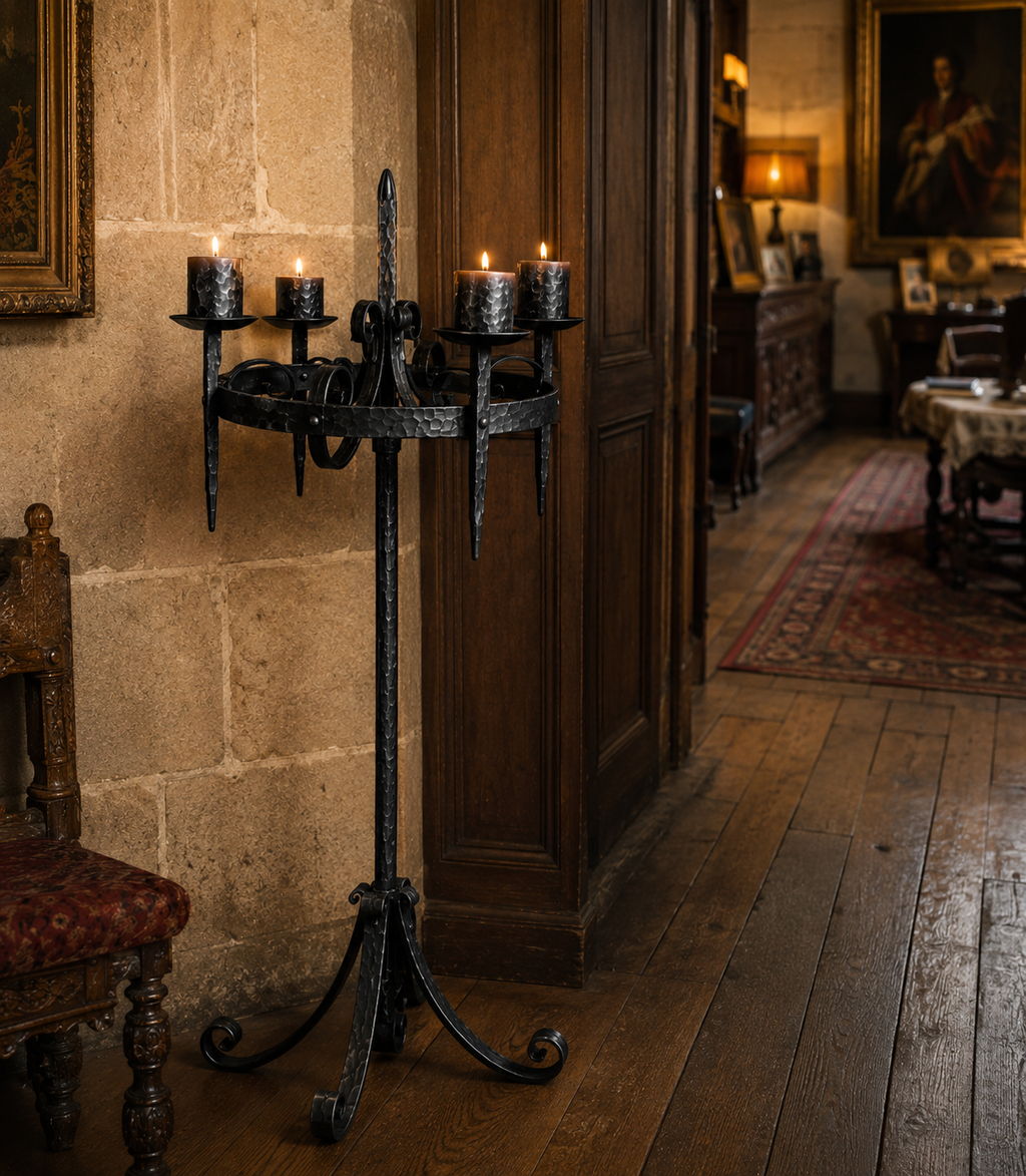 Iron Crown Floor Stand