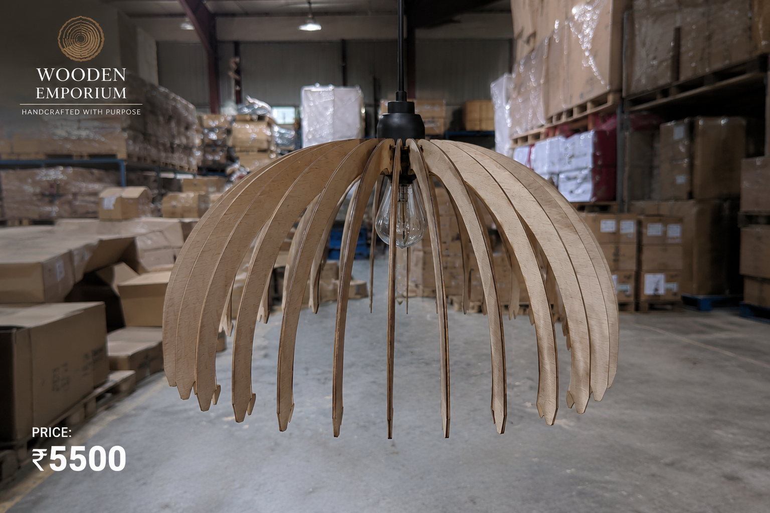 Timber Bloom Pendant