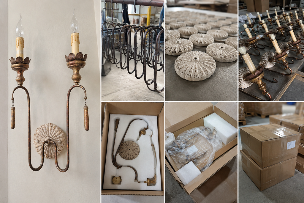 The Emberhall Sconce by wooden emporium