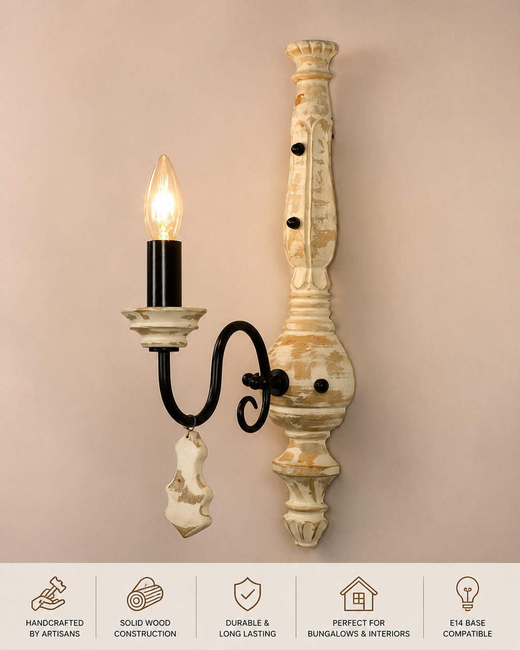Timber Grace Wall Light