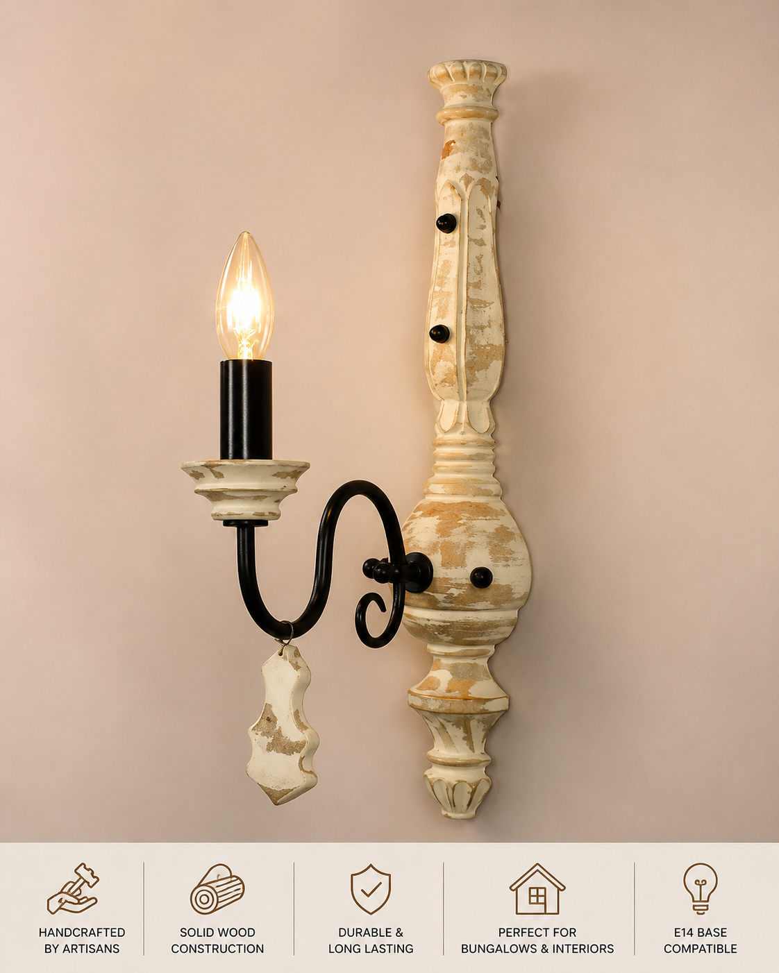 Timber Grace Wall Light
