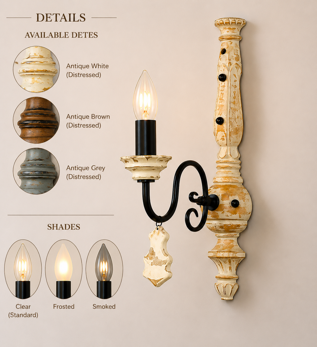Timber Grace Wall Light