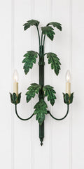forest Tropical Palm Leaf Wall Sconce