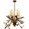 Vintage Botanical Iron Ceiling Light by Wooden Emporium