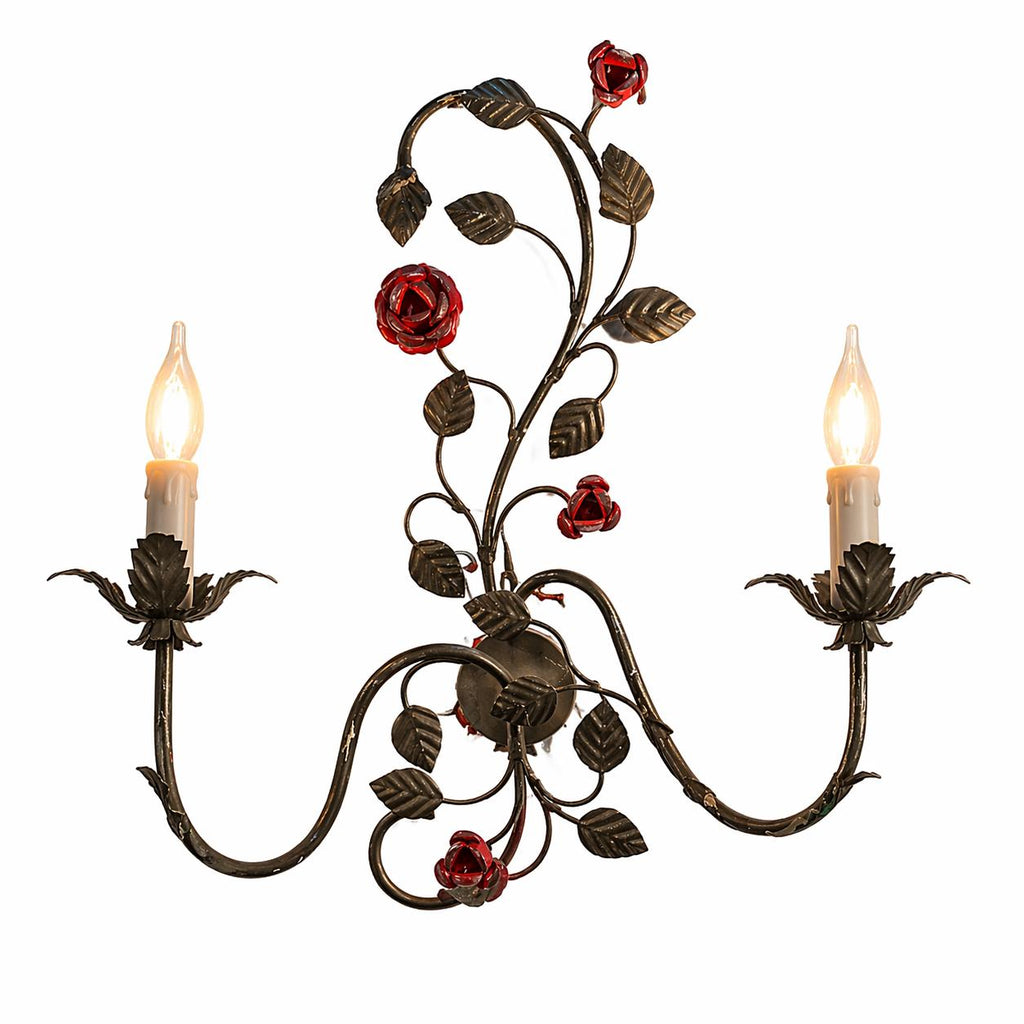 Victorian Rose Wall Sconce