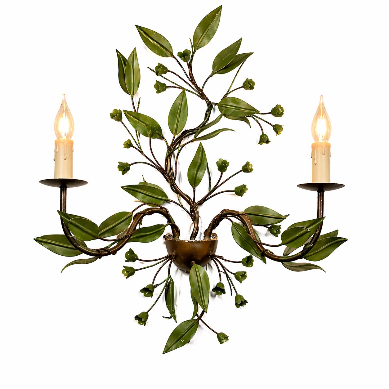 Wildflower Vine Wall Light by wooden emporium