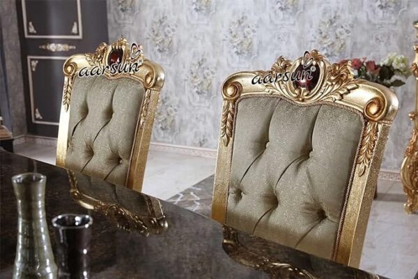 6 Seater Classic Dining Set in Royal Finish - Image 3