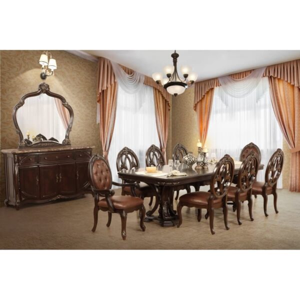 New Classic Furniture Palazzo Marina Brown Side 8 Seater - Image 2