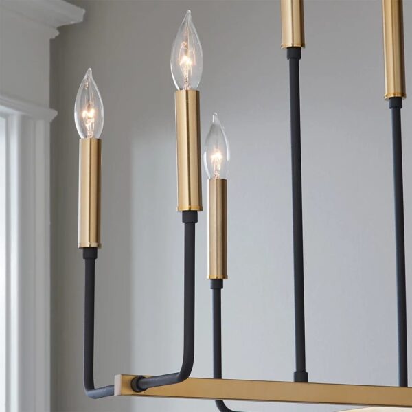 Minimialist Iron Ring Chandelier - Image 2