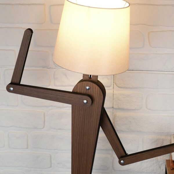 Robo Floor Lamp Wooden Floor Lamp - Image 2